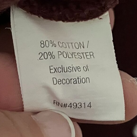 Champion Mens Harvard Double Sided Embroidered Spellout Hoodie Small Red SP EXC - Picture 7 of 11